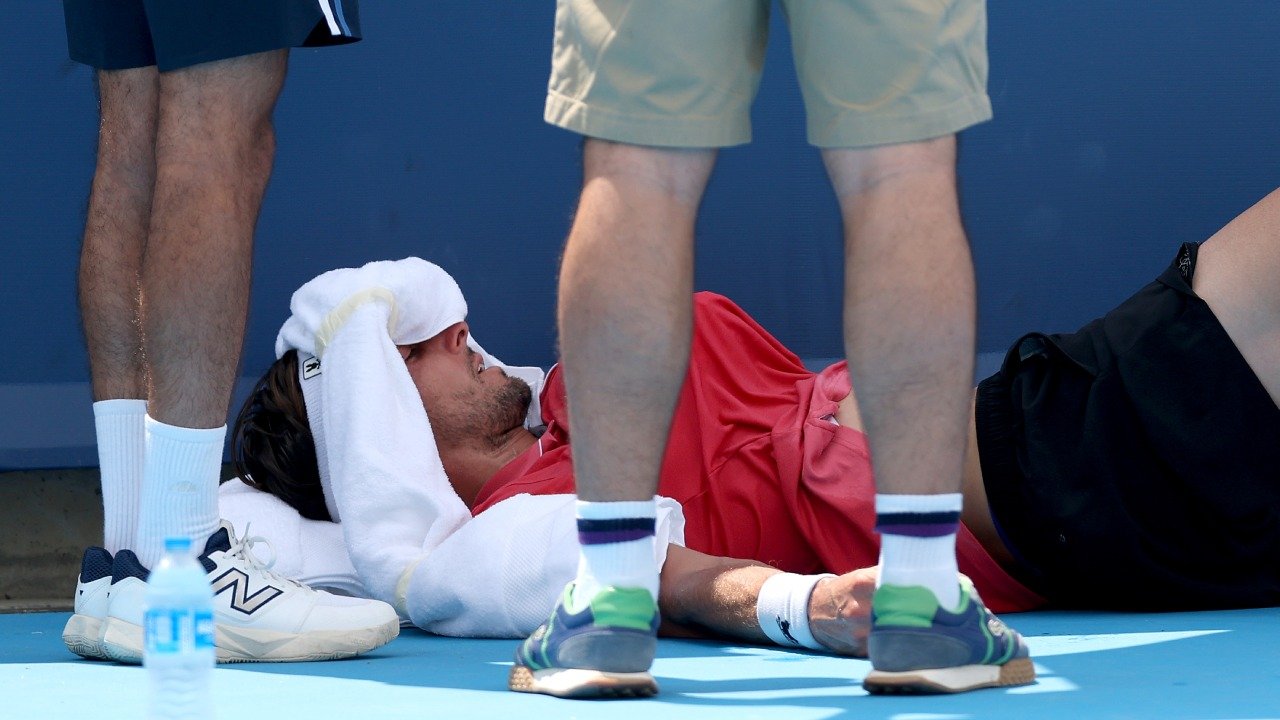 Enorme Hitze: Tennis-Ass kollabiert bei Cincinnati Masters
