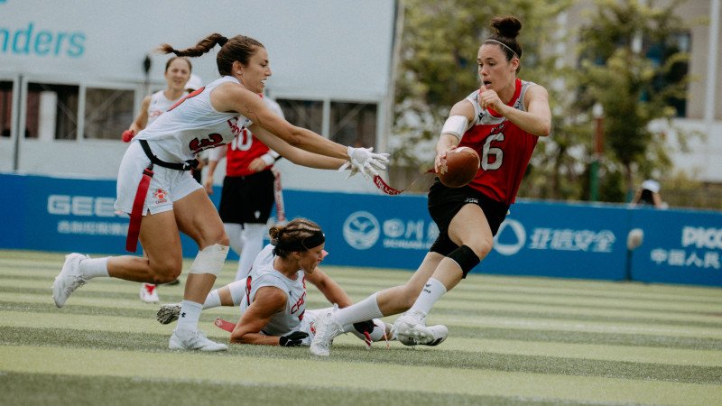 Flagfootball-Frauen verpassen Medaille bei den World Games