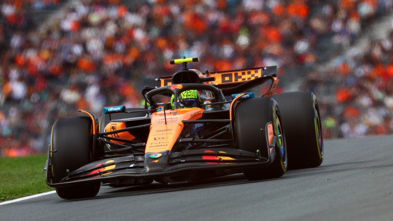 McLaren-Duo führt erstes Zandvoort-Training klar an