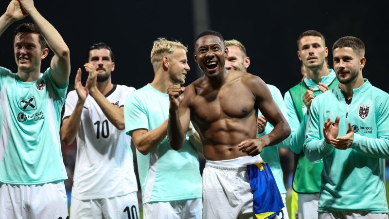 ÖFB-Jubel: "Die Hälfte des Jobs ist erledigt"