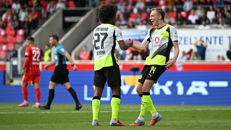BVB springt mit Sieg in Heidenheim vorerst an die Spitze