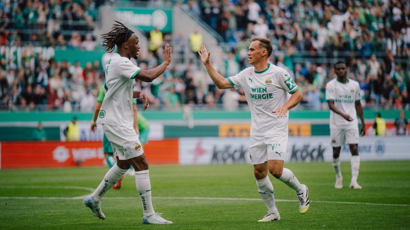 Tabellenführer Rapid beendet Ungeschlagen-Serie der WSG