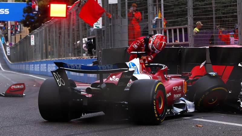 Sechs Rote Flaggen! Chaos-Qualifying in Baku