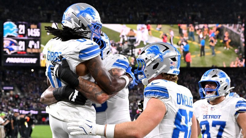 NFL: Lions gewinnen Offensiv-Spektakel gegen Ravens