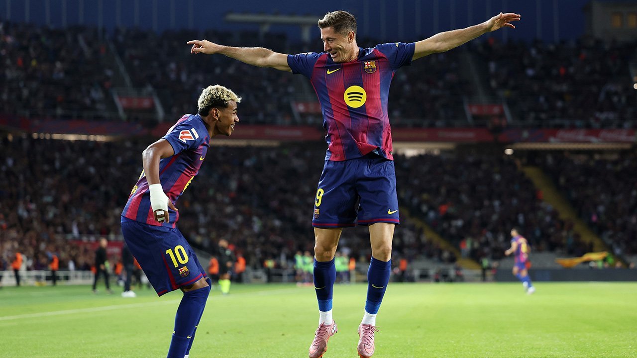 Bild für Barca springt bei Yamal-Comeback an die Spitze