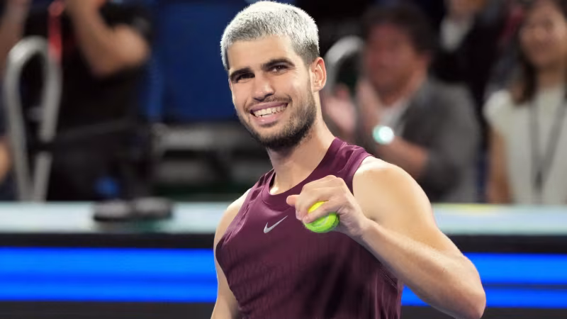 Alcaraz vorerst wieder Weltranglistenerster
