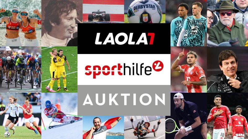 Die LAOLA1 Sporthilfe Charity Auktion