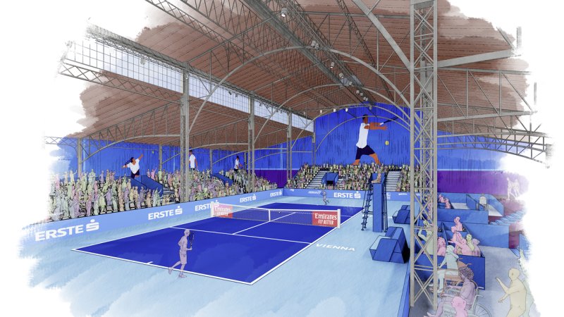 Tennis zum Anfassen in der Marx Halle
