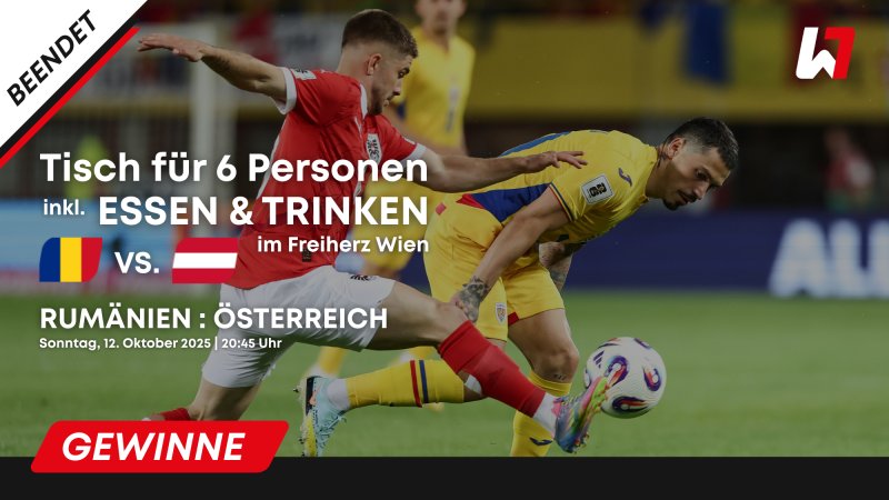 Gewinnspiel: ÖFB Länderspiel – Rumänien : Österreich