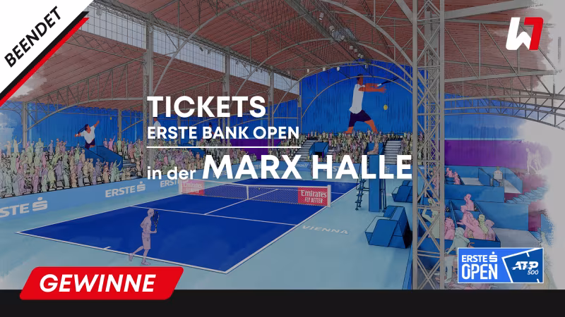 GEWINNSPIEL: Tickets für die Erste Bank Open in der Marx Halle!