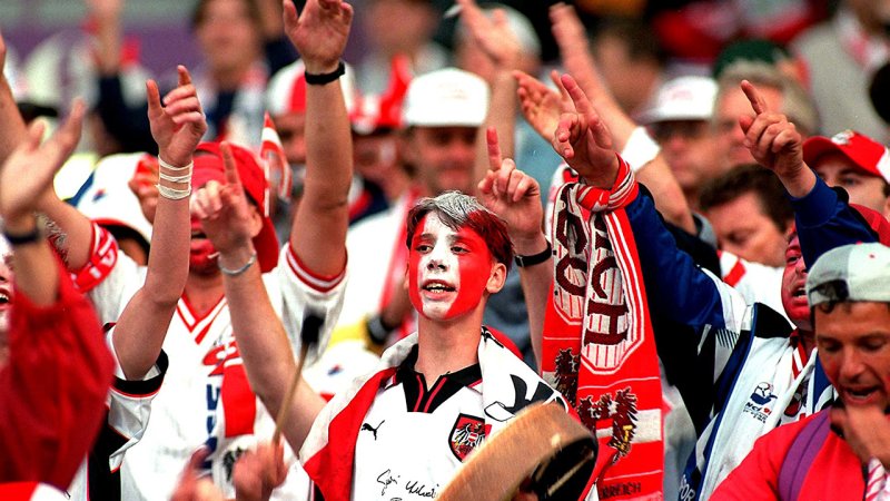 Die besten österreichischen Fan-Bilder der Fußball-WM 1998