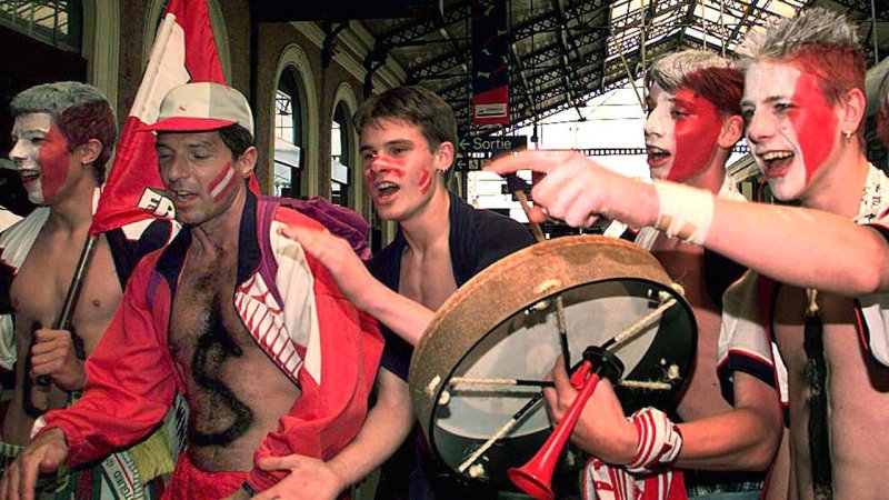 Die besten österreichischen Fan-Bilder der Fußball-WM 1998