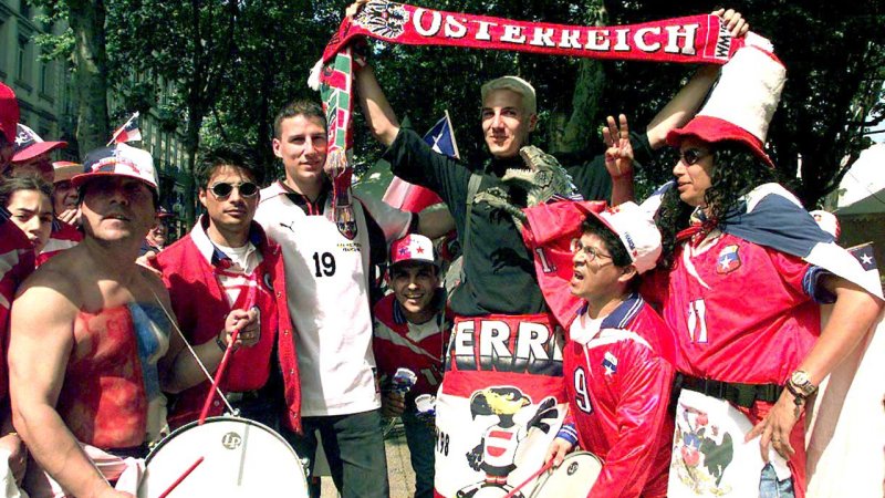 Die besten österreichischen Fan-Bilder der Fußball-WM 1998