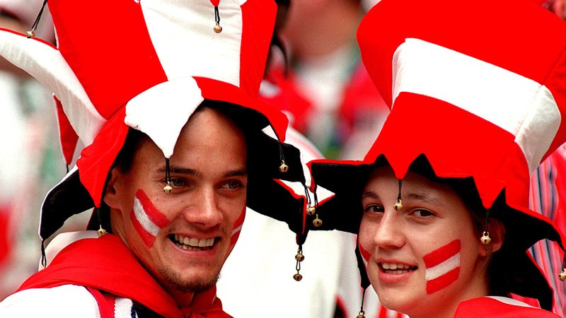 Die besten österreichischen Fan-Bilder der Fußball-WM 1998
