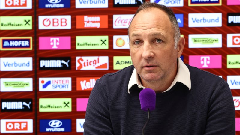 Zahlreiche Verletzte: Schriebl sieht ÖFB-Team nicht als Favorit