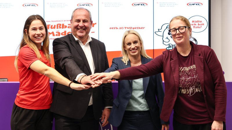 ÖFB und Sportministerium investieren Millionen in Mädchenfußball