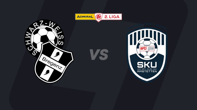 2. Liga im LIVE-Stream: SW Bregenz - SKU Amstetten