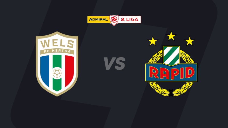 2. Liga im LIVE-Stream: FC Hertha Wels - SK Rapid II
