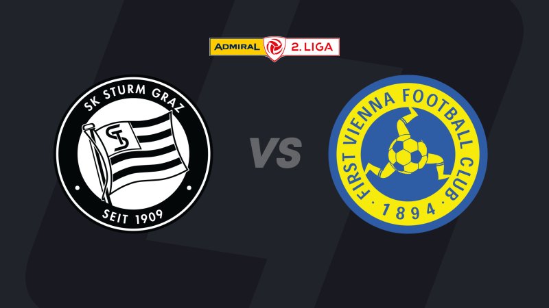 2. Liga LIVE: Sturm Graz II - First Vienna FC