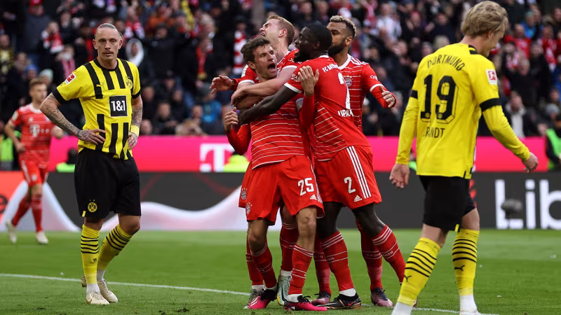 2022/23, 26. Spieltag - Bayern-Dortmund 4:2
