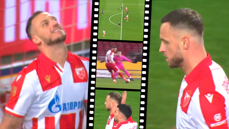 VIDEO: Arnautovic mit Tor und Assist bei Roter-Stern-Kantersieg