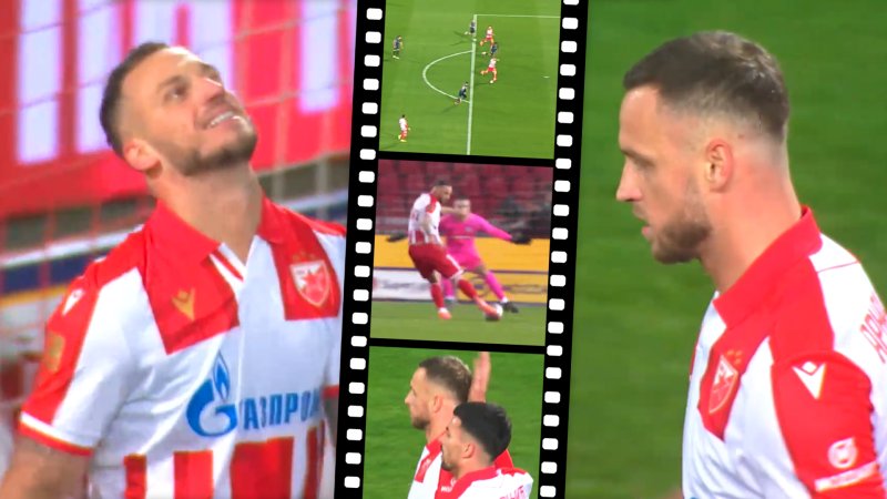 VIDEO: Arnautovic mit Tor und Assist bei Roter-Stern-Kantersieg
