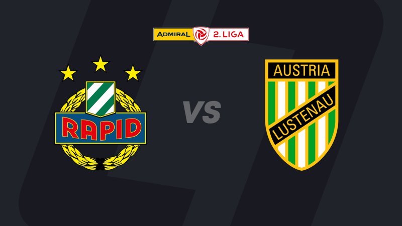 2. Liga im LIVE-Stream: SK Rapid II - Austria Lustenau