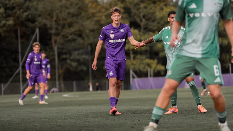 Violettes Remis zum Youth-League-Start