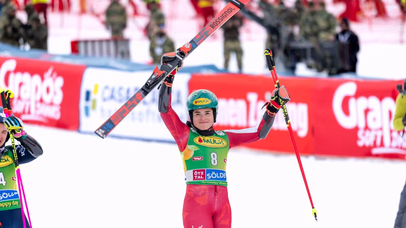 Julia Scheib triumphiert in Sölden