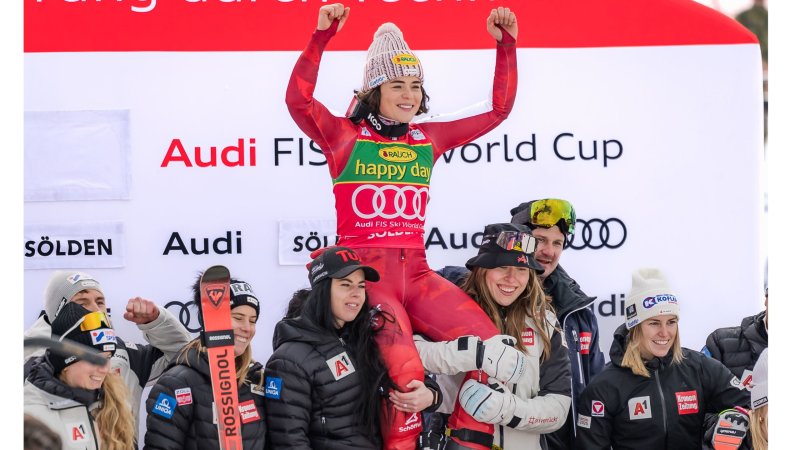 Julia Scheib triumphiert in Sölden