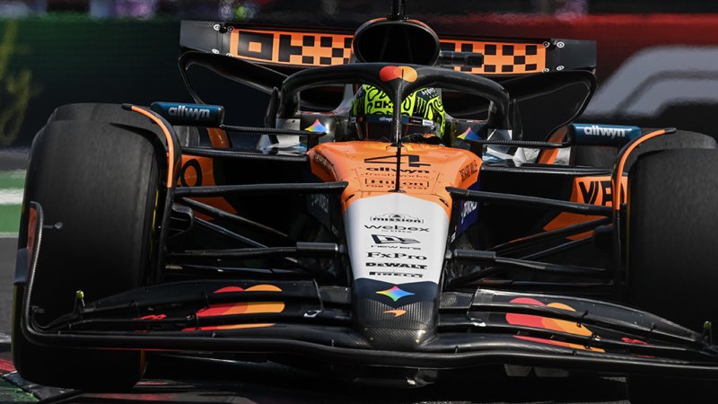 Norris dominiert das letzte Training in Mexiko