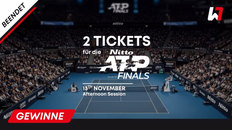 GEWINNSPIEL: 2 Tickets für die Nitto ATP Finals 2025 in Turin