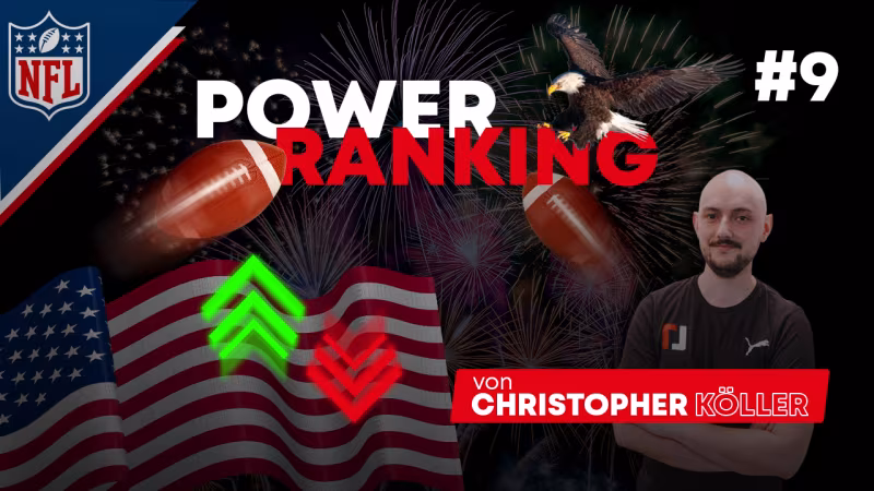 NFL: Das Power Ranking vor Week 9
