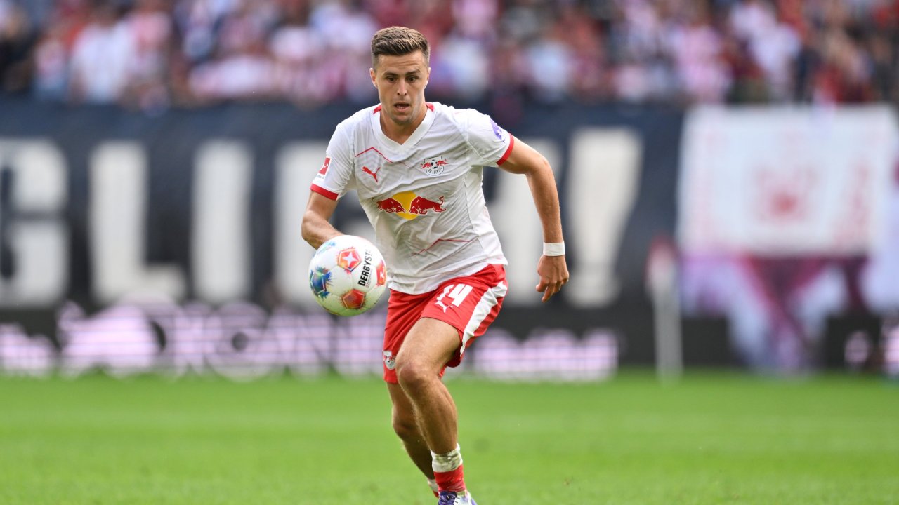 Bild für Baumgartner schießt Leipzig mit Doppelpack in nächste Pokal-Runde