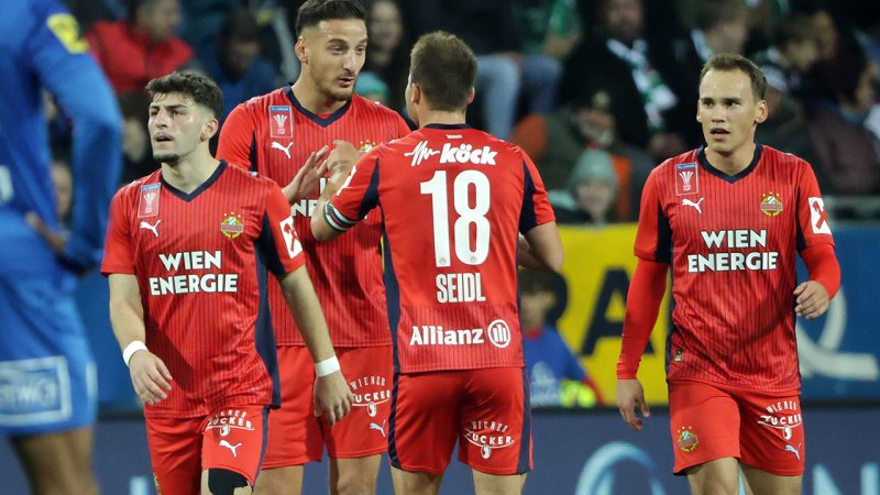 Nur der Aufstieg zählt für Rapid: "Es war genug der Geschenke"