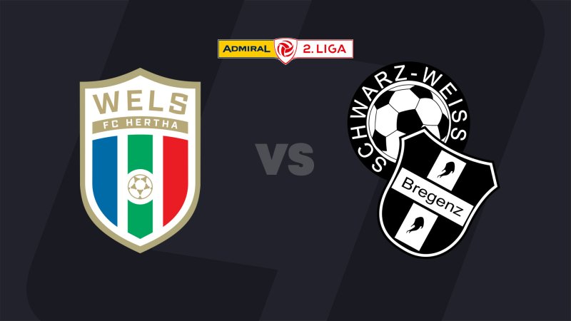 2. Liga heute im LIVE-Stream: FC Hertha Wels - SW Bregenz