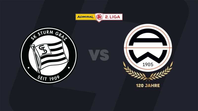 2. Liga heute im LIVE-Stream: SK Sturm II - Admira Wacker