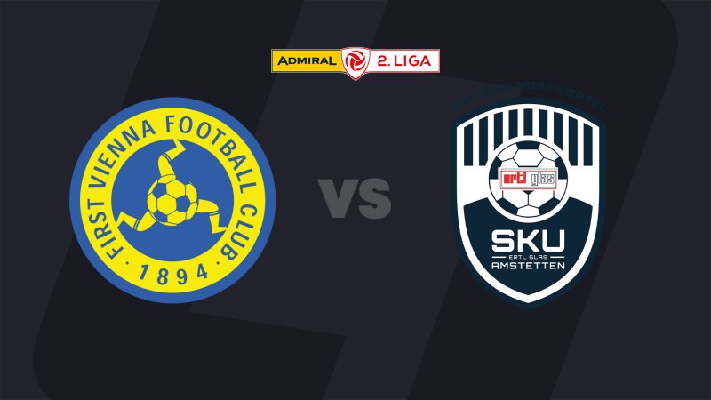 2. Liga heute im LIVE-Stream: First Vienna FC - SKU Amstetten