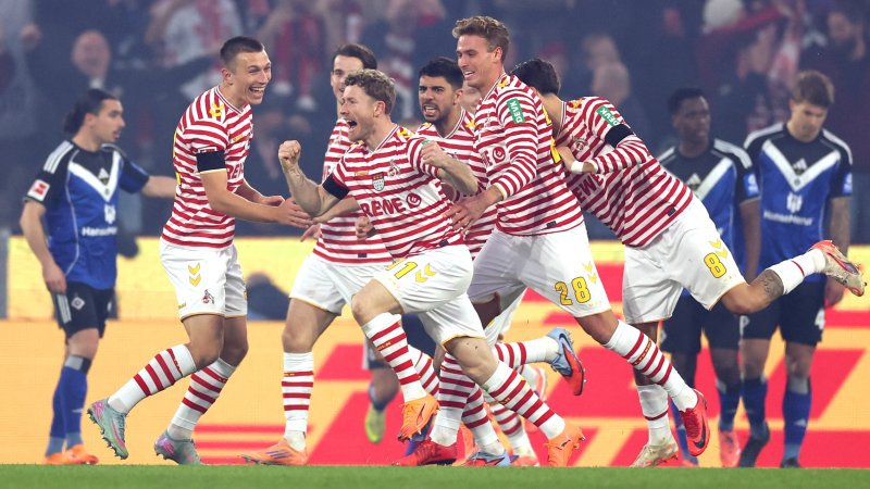 Kainz-Traumtor bei verrücktem Köln-Sieg gegen HSV