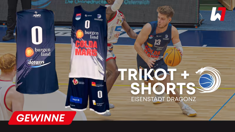 GEWINNSPIEL: Eisenstadt Dragonz Basketball Trikot + Shorts!