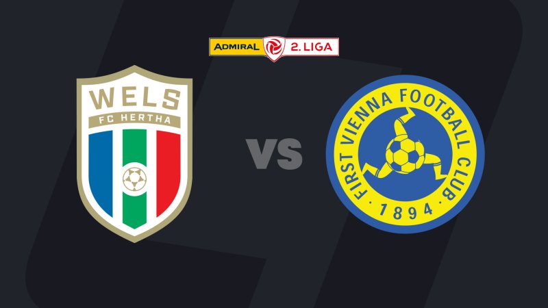 2. Liga heute im LIVE-Stream: FC Hertha Wels - First Vienna FC