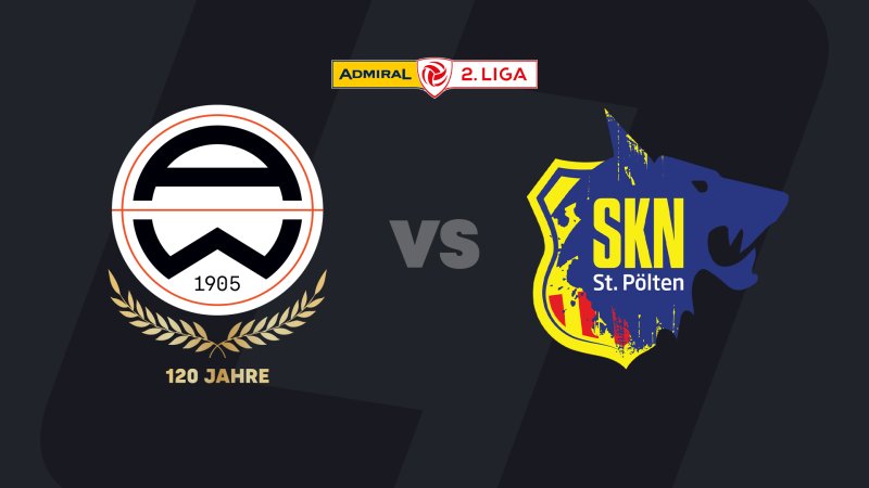 2. Liga heute im LIVE-Stream: Admira Wacker - SKN St. Pölten