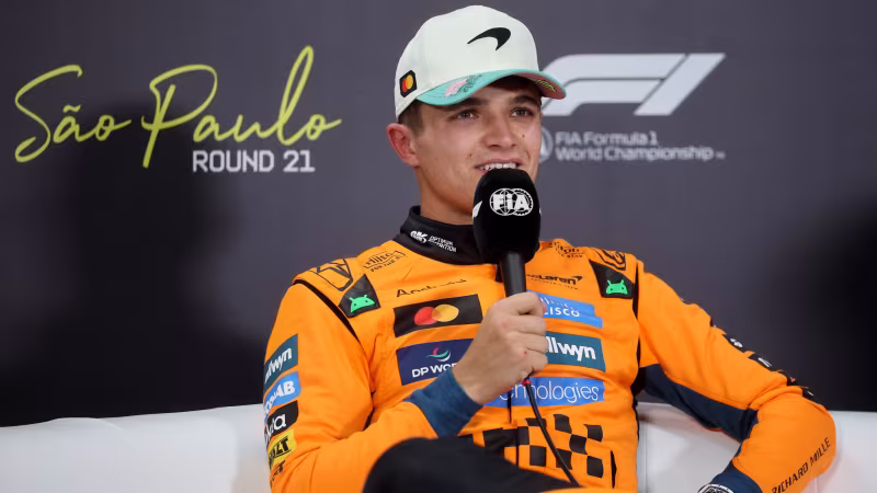 Norris nach Pole in Brasilien: "Nicht perfekt, aber gut genug"