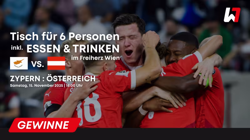 Gewinnspiel: ÖFB Länderspiel – Zypern : Österreich
