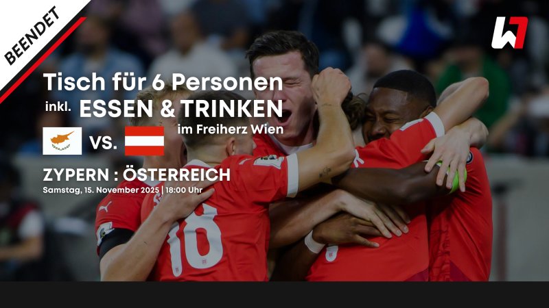 Gewinnspiel: ÖFB Länderspiel – Zypern : Österreich