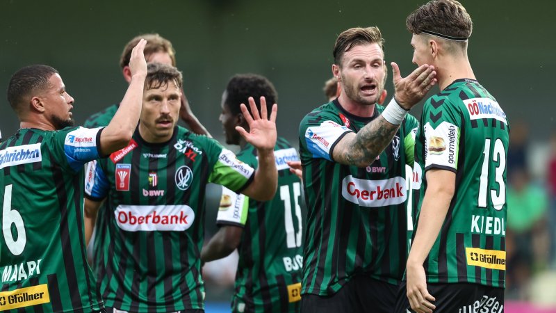 Ried gelingt Kantersieg gegen LigaZwa-Klub, GAK mit Nullnummer