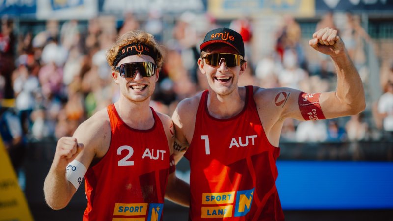 Nächster Erfolg - Auch ÖVV-Männer-Duos im WM-Sechzehntelfinale