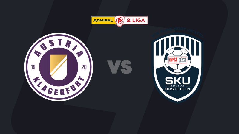 2. Liga heute LIVE: Austria Klagenfurt - SKU Amstetten