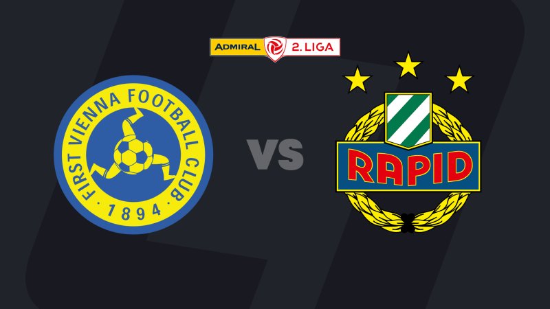 2. Liga heute im LIVE-Stream: First Vienna FC - SK Rapid II