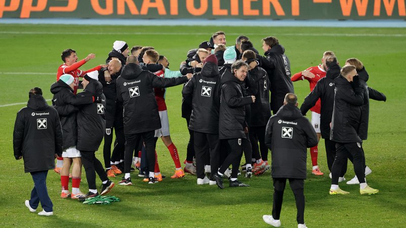 WM wir kommen! Die besten Bilder aus dem Happel-Stadion
